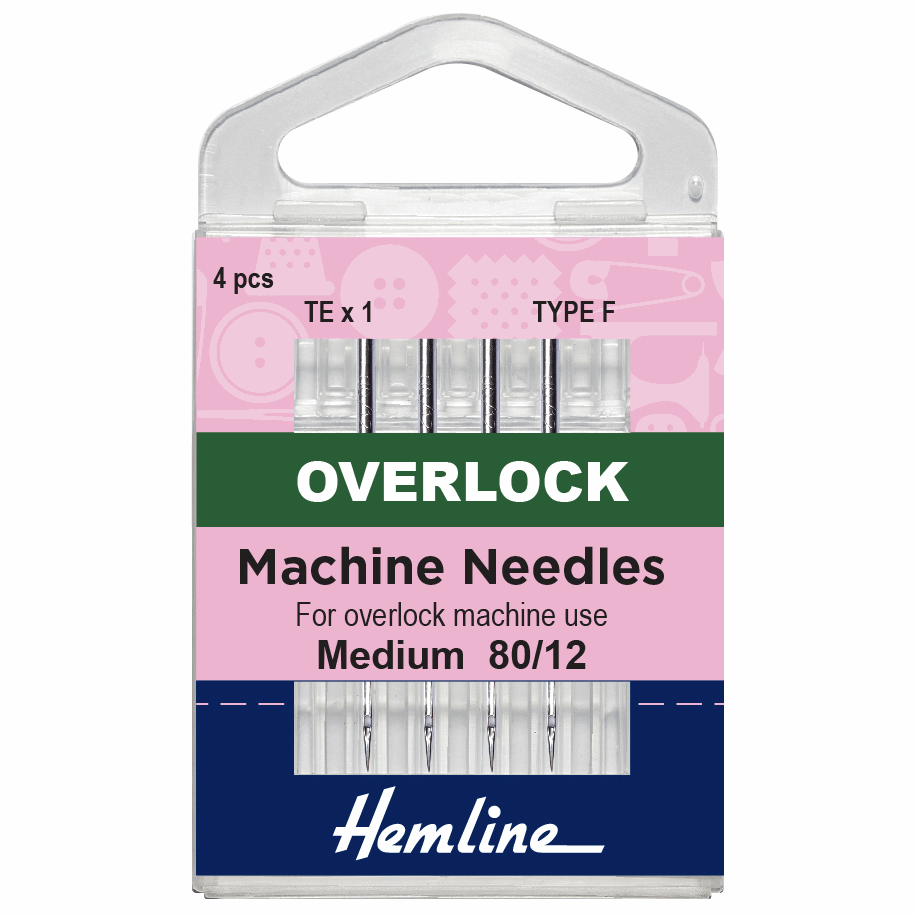 H107.F Overlock Machine Needle - For needle system TEx1 - Size 80/12 